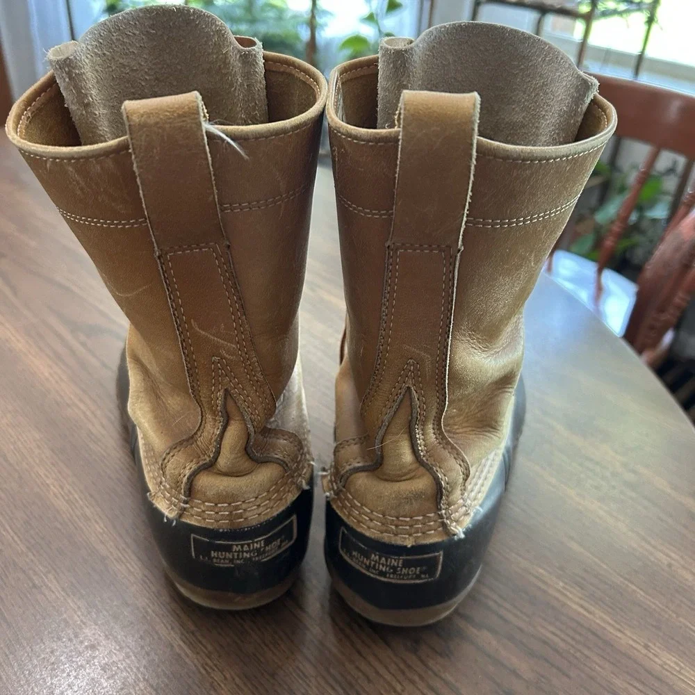 Vintage L.L. Bean Maine Hunting Shoe Duck Boots Made In USA Mens 9 Bean Boot